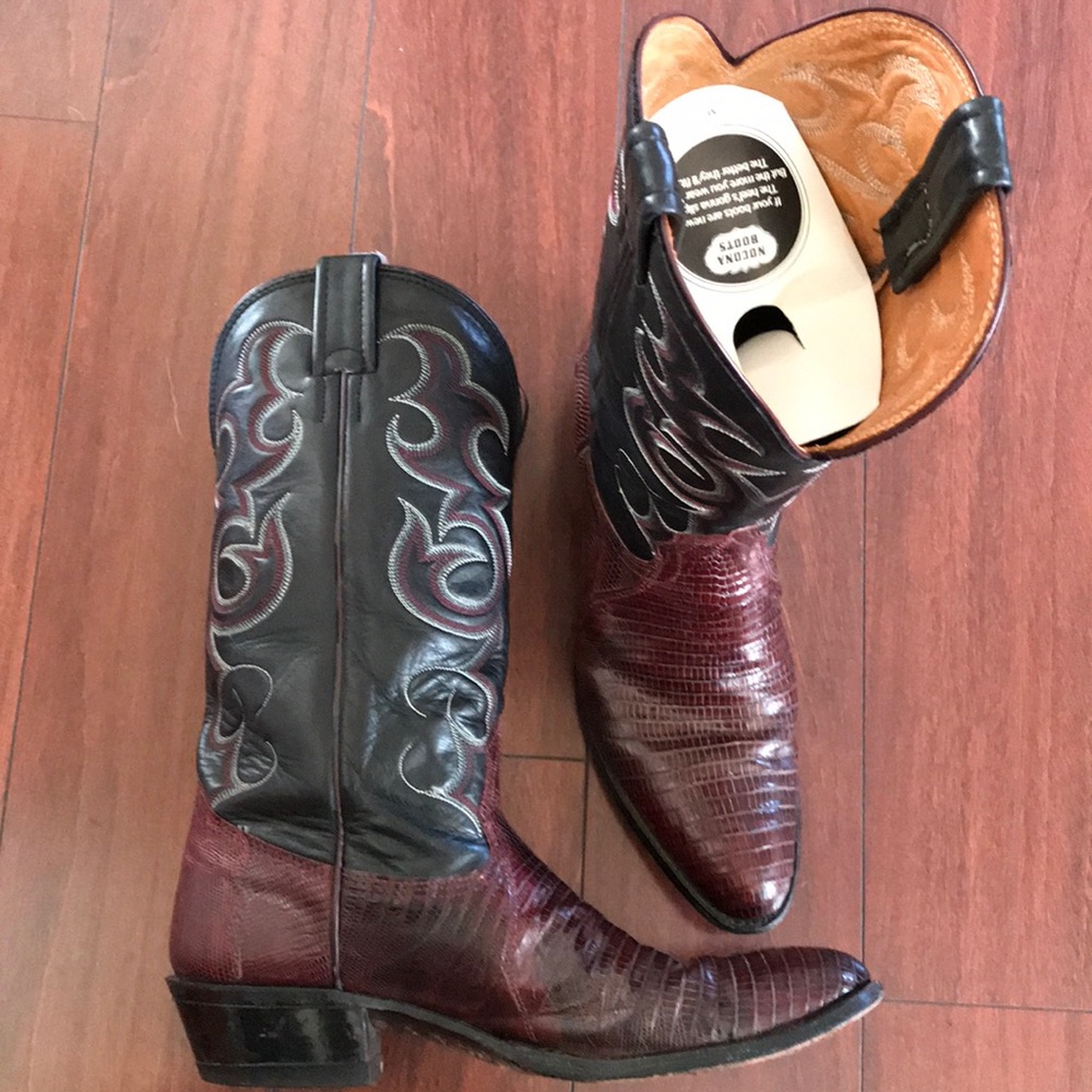 Teju Leather Boots by Nocona 9B Women’s - Picture 2 of 8